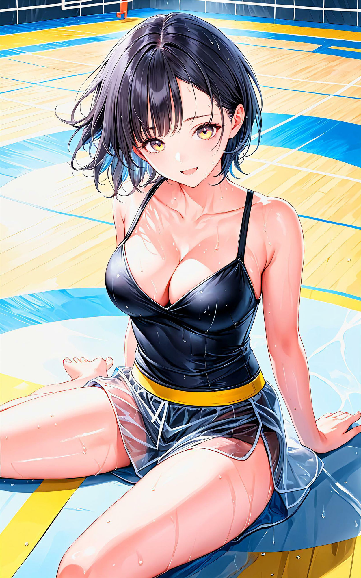 サンプル画像4:エチエチレスリング部 俺だけが知っている！彼女の秘密のテイクダウン中の汗の香り！ vol.2(BETA) [d_458885]