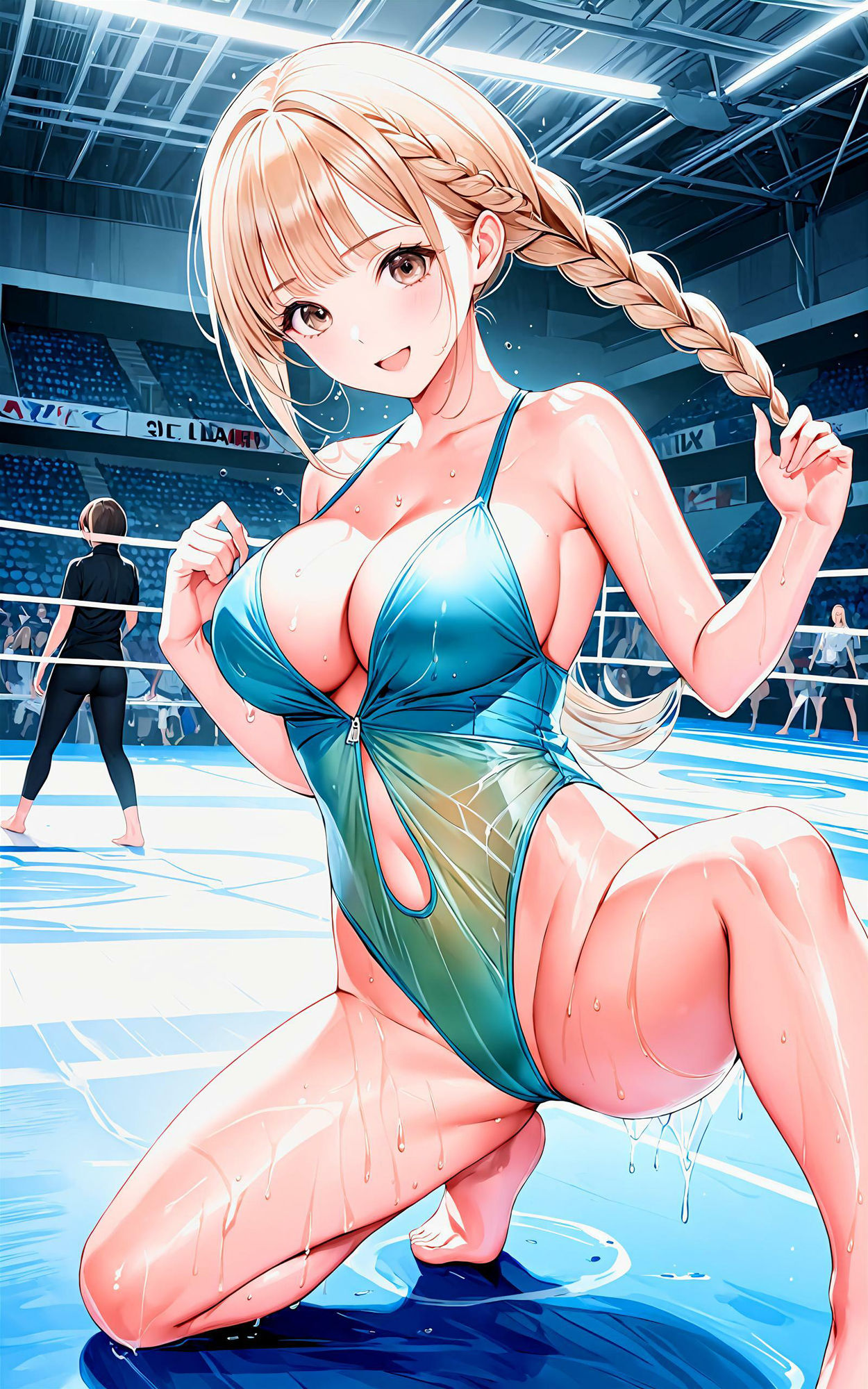 サンプル画像5:エチエチレスリング部 俺だけが知っている！彼女の秘密のテイクダウン中の汗の香り！ vol.2(BETA) [d_458885]