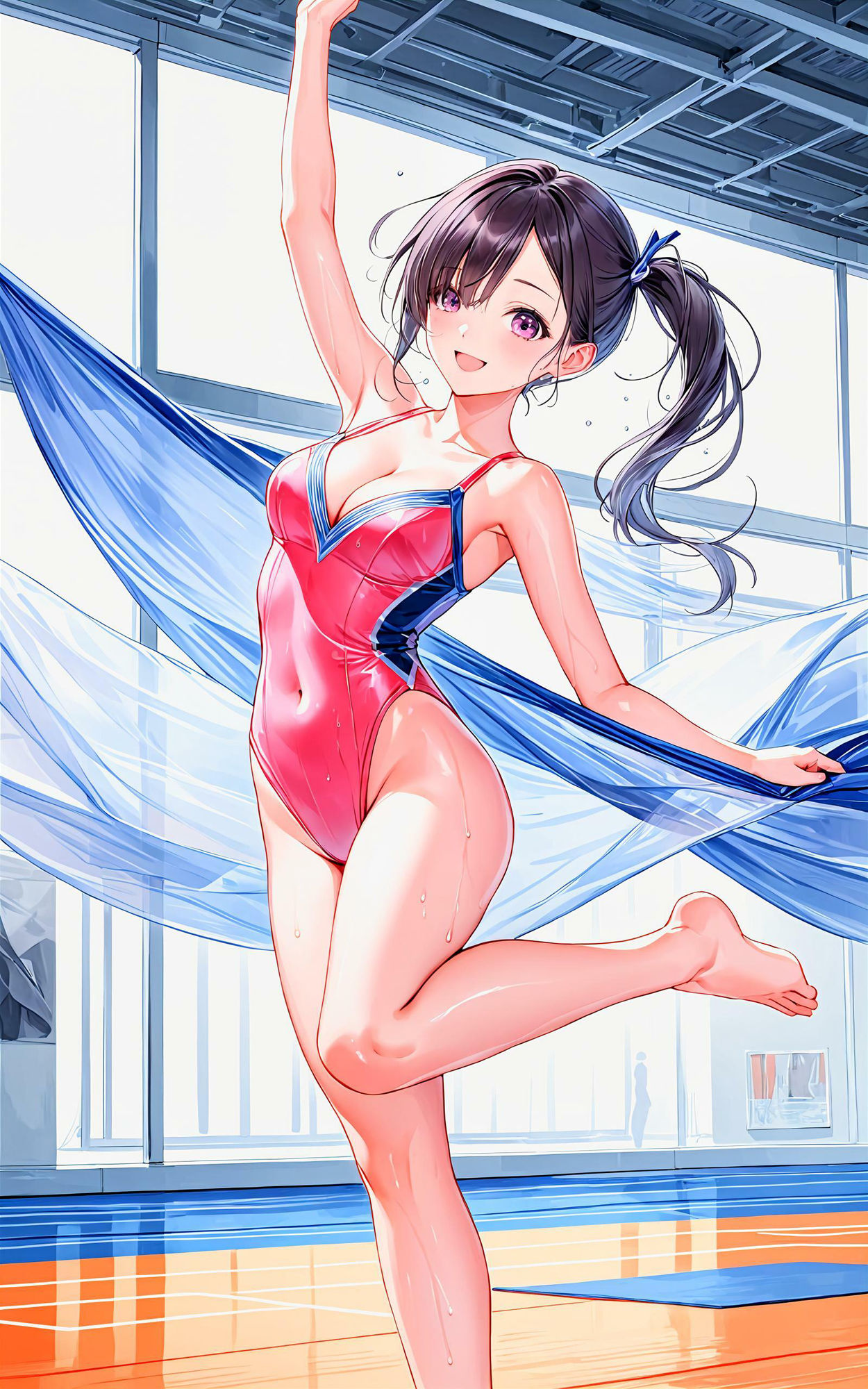 サンプル画像4:エチエチ新体操部 新体操部の妖精が俺にだけ見せるエチエチキメポーズ vol.2(BETA) [d_458887]