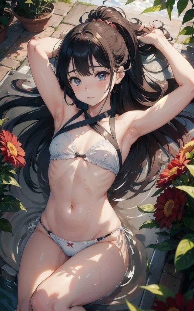 サンプル画像3:ちっぱい姉妹(わくわくAI組) [d_458924]