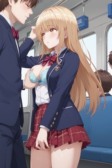 サンプル画像2:お隣の天使●をいつの間にか痴●していた件(AI同人部) [d_458962]