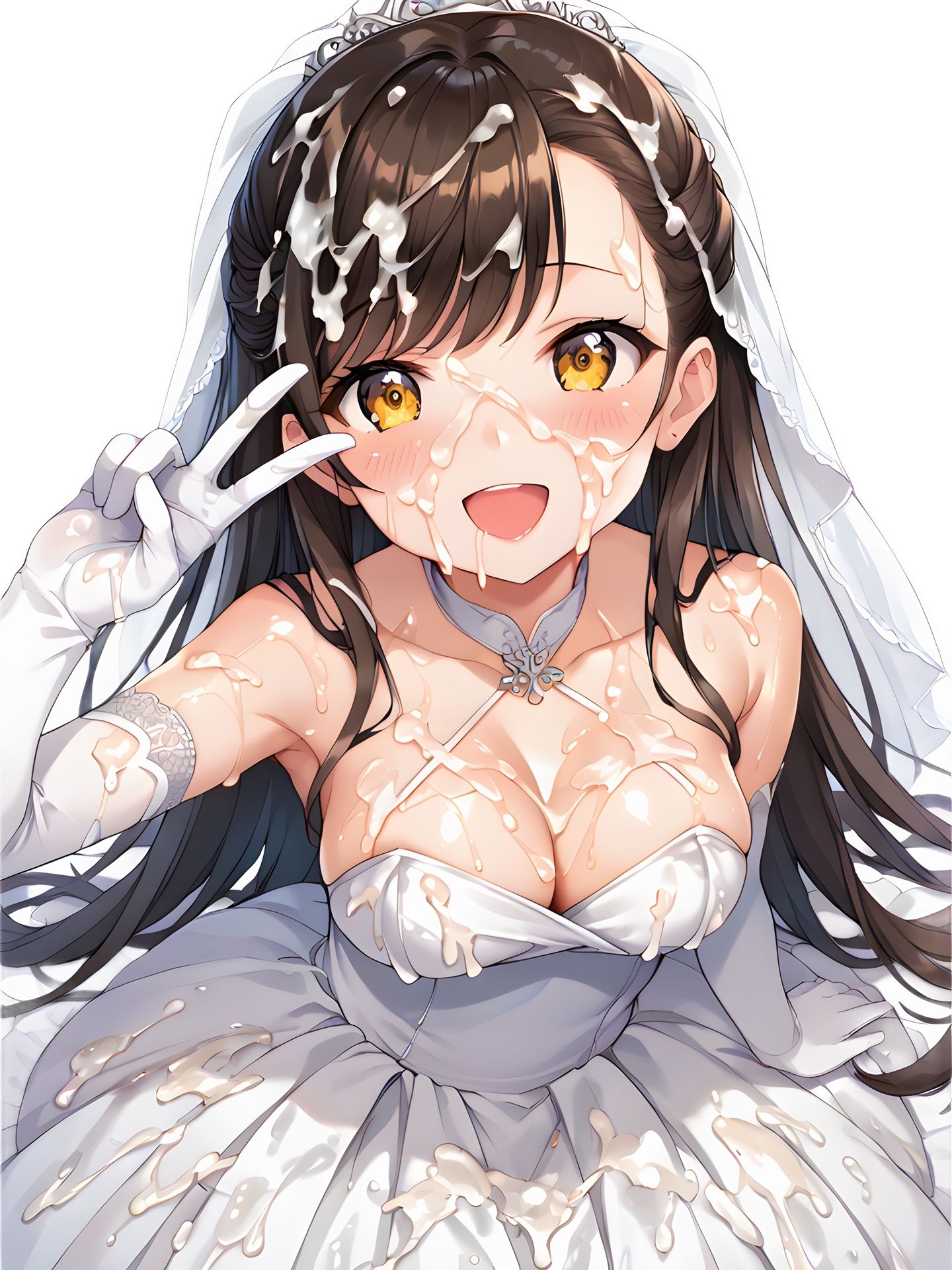 サンプル画像1:ドレスぶっかけCG集(すとりんぐ) [d_458986]