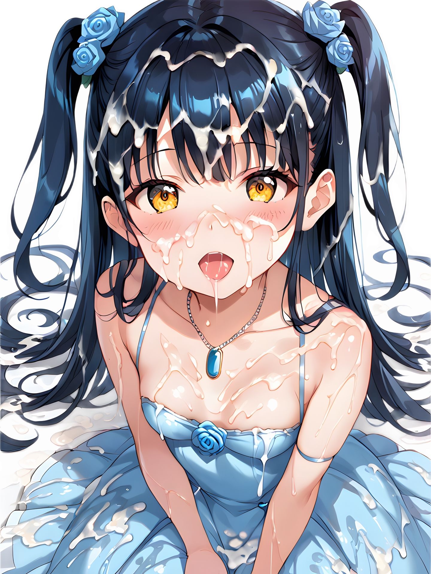 サンプル画像4:ドレスぶっかけCG集(すとりんぐ) [d_458986]