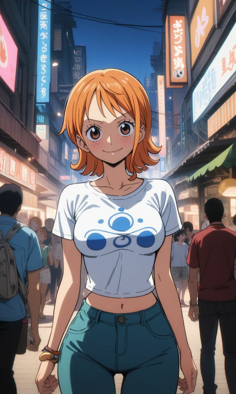 サンプル画像1:ワンピ〇スのナ〇さんに無責任中出ししまくる本(ハラメウメ) [d_458988]