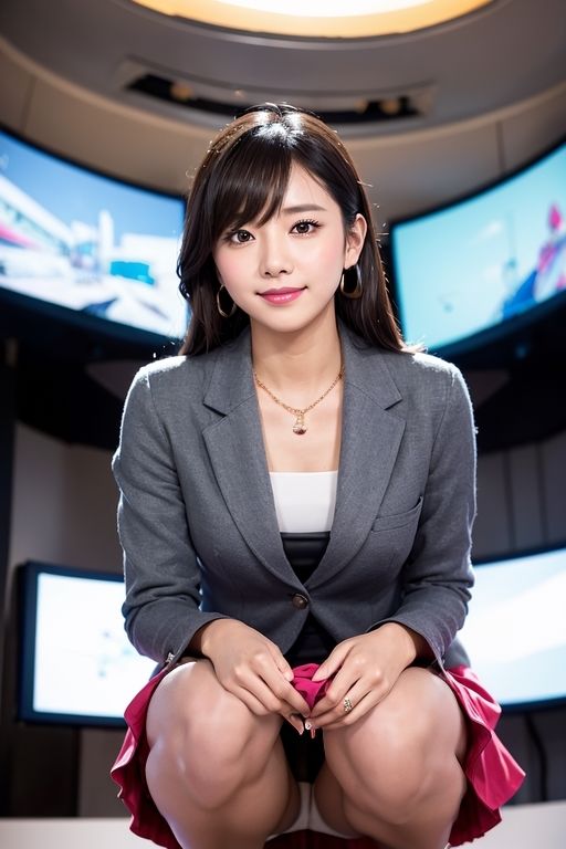 サンプル画像4:Generated Girls Collection vol.13 女子アナパンスト編(かまぼこ製造工場) [d_459001]