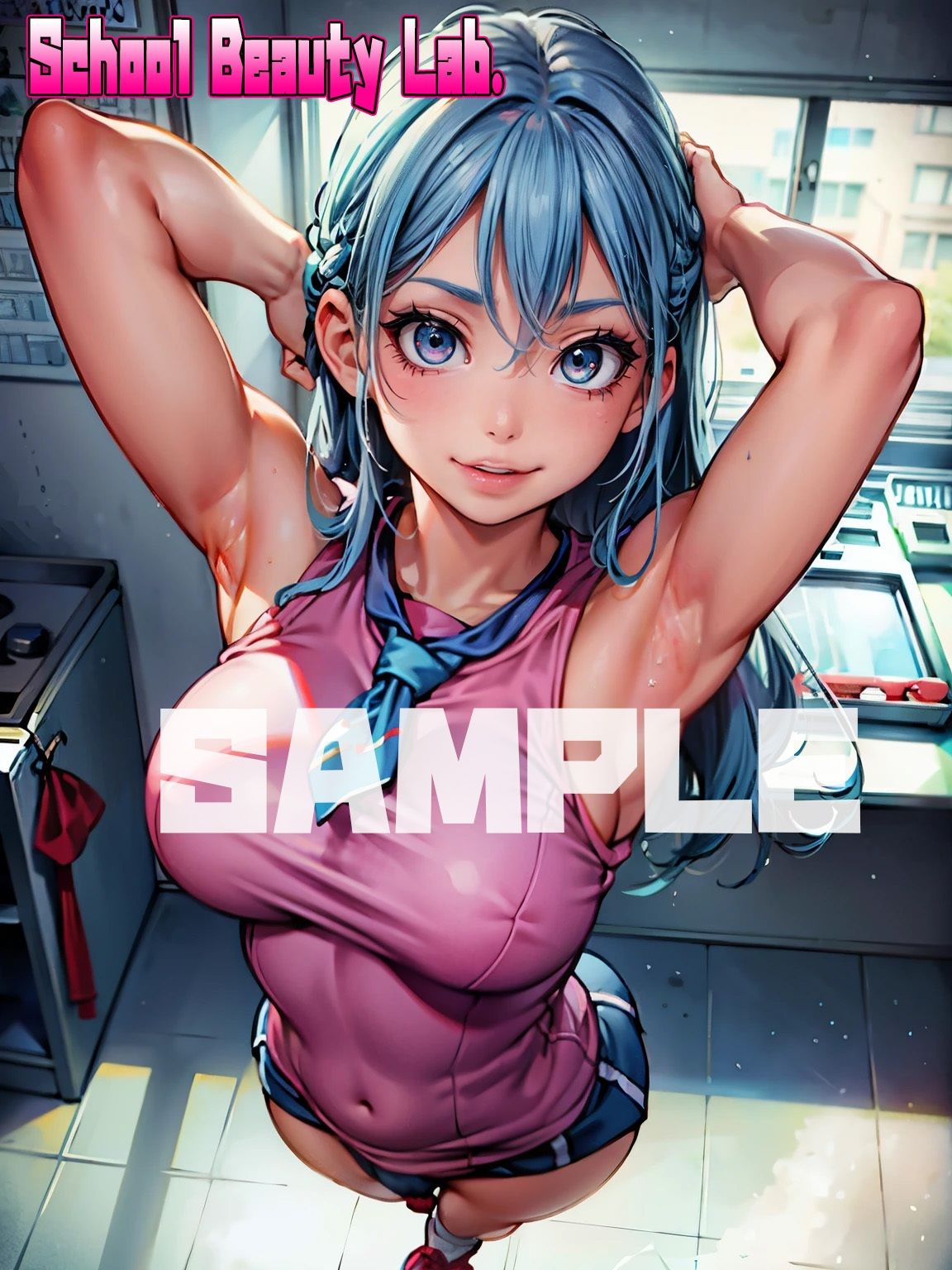 サンプル画像2:巨乳美女【妄想美女アルバム3】(School Beauty Lab.) [d_459004]