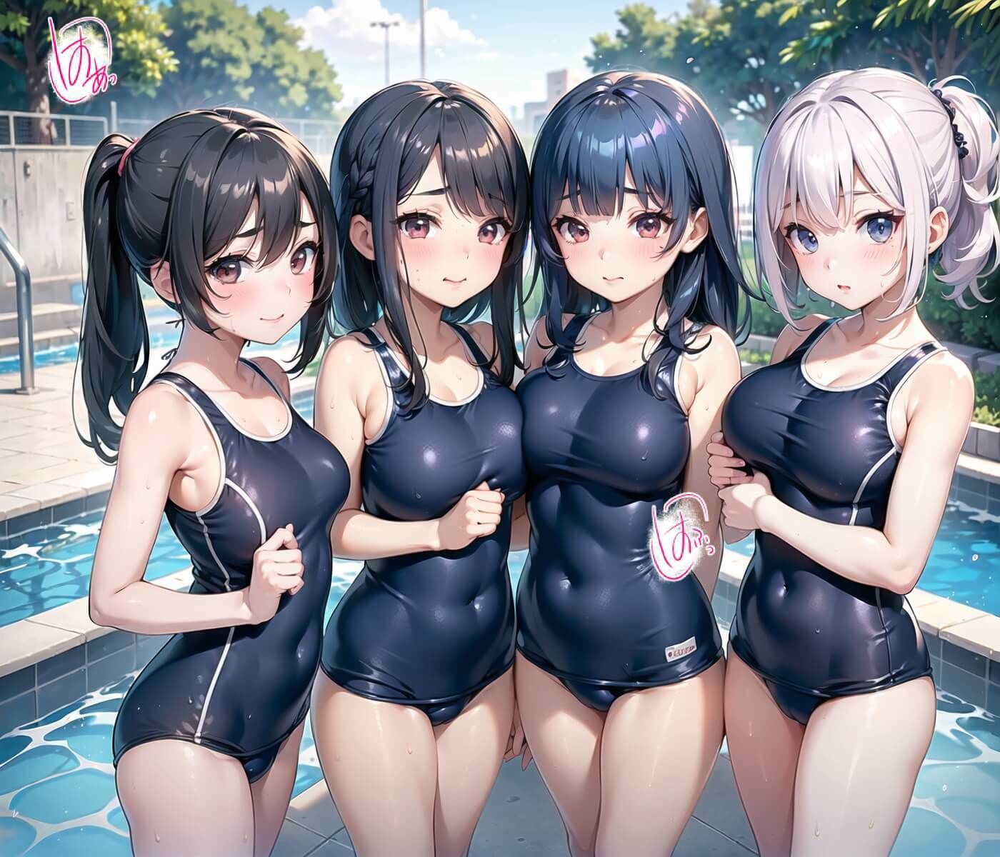 サンプル画像2:従順！水泳部員にたっぷり中出し〜秘密の特訓〜10【豪華CG227枚収録】(エメラルドの館) [d_459022]