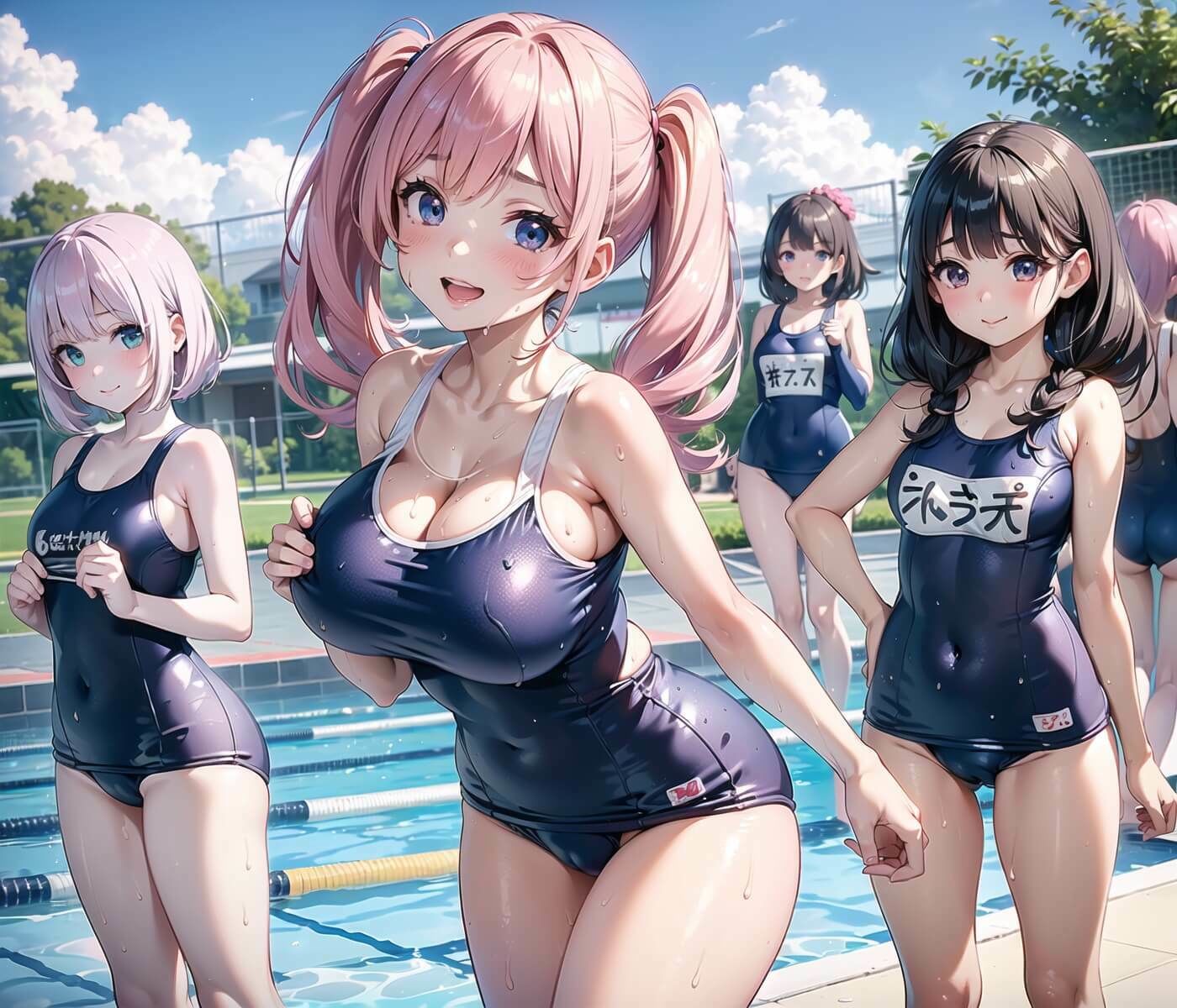 サンプル画像2:従順！水泳部員にたっぷり中出し〜秘密の特訓〜12【豪華CG227枚収録】(エメラルドの館) [d_459026]