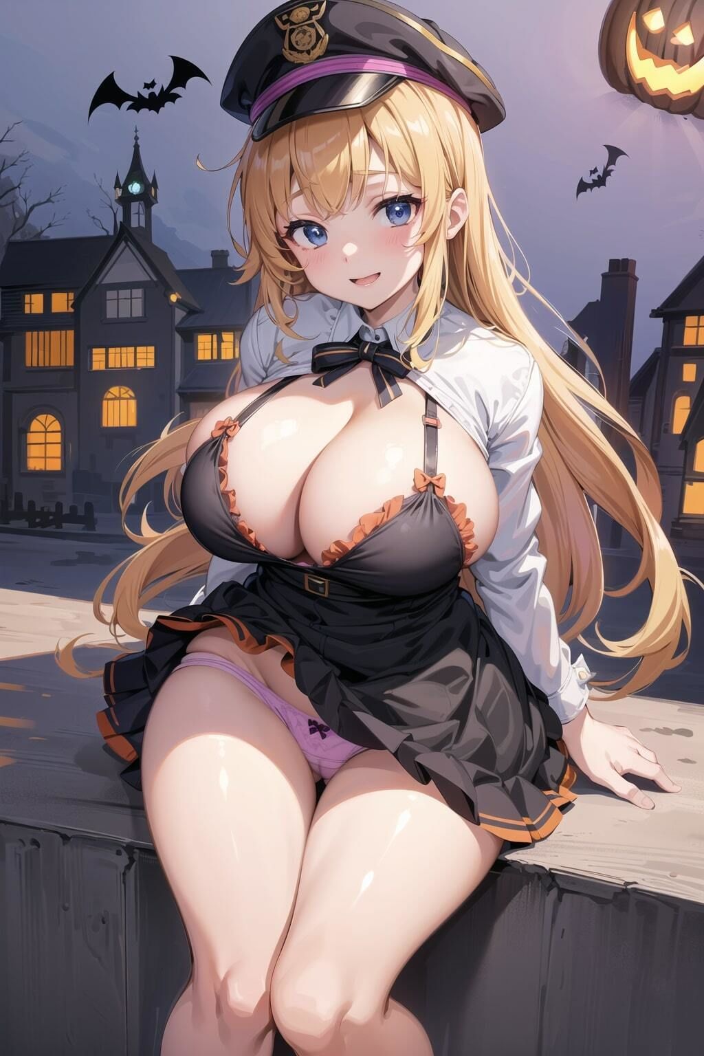 サンプル画像1:ハロウィンの夜は、君を捕まえて楽しんじゃうよ！(駆け抜けて性春) [d_459031]