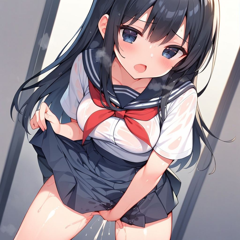 サンプル画像1:黒髪少女の校内オナニー(性癖ドリンクバー) [d_459035]