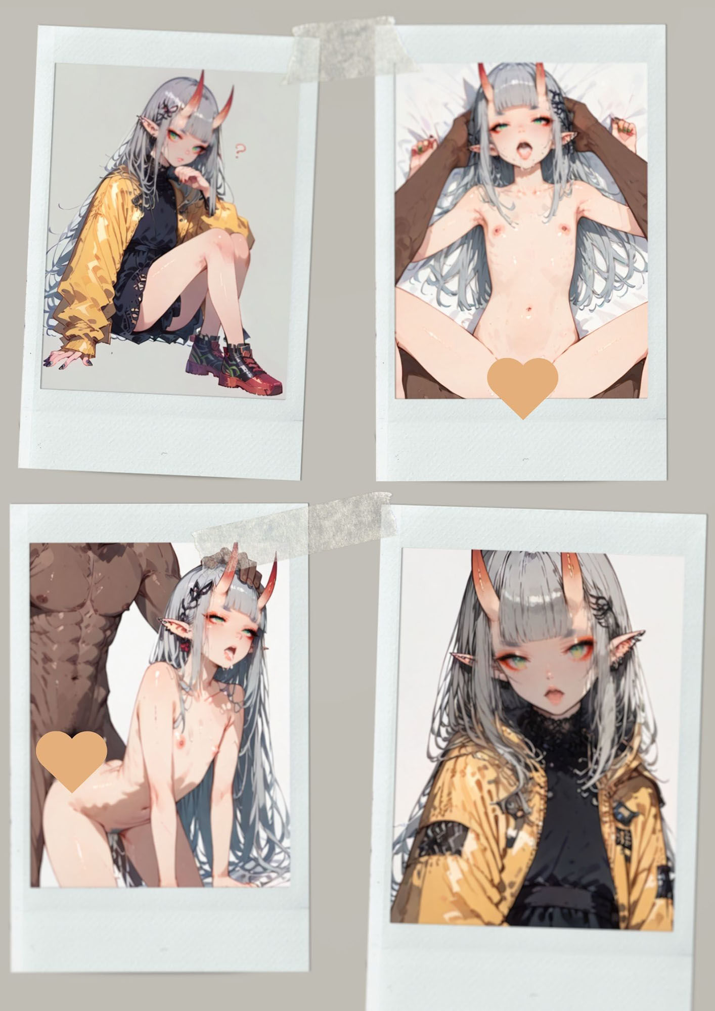 サンプル画像3:「人の子の分際で生意気じゃのぅ…」 仕方なく主人公の旅についていっちゃう長寿のやれやれ系鬼っ子ちゃんは敵軍に連れていかれて…(どっとせりーぬ) [d_459040]