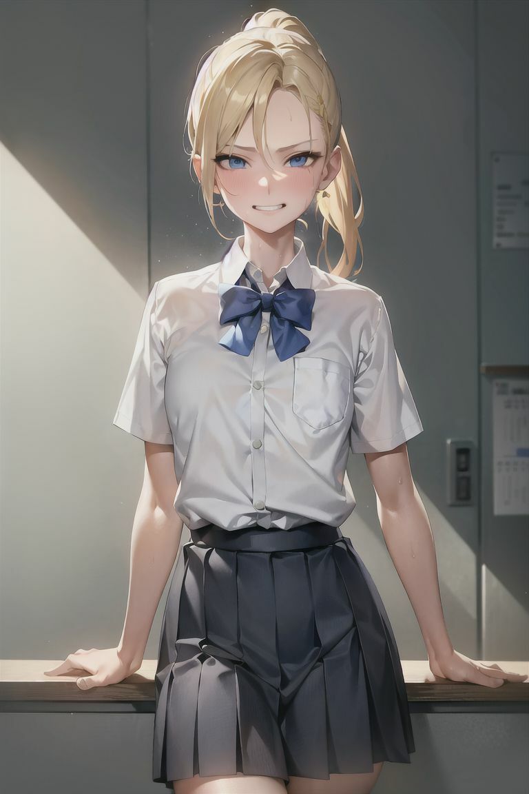 サンプル画像1:挑発してきた生意気なギャルをわからせ(ぱせり) [d_459051]