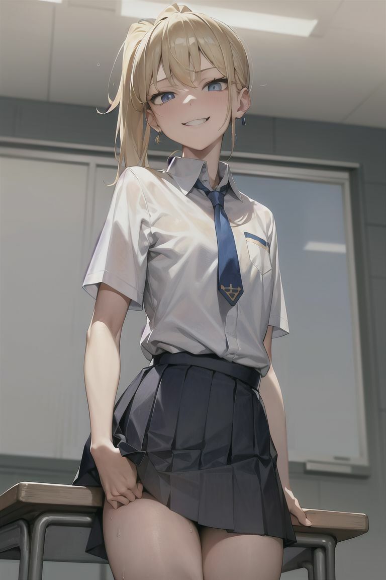 サンプル画像2:挑発してきた生意気なギャルをわからせ(ぱせり) [d_459051]