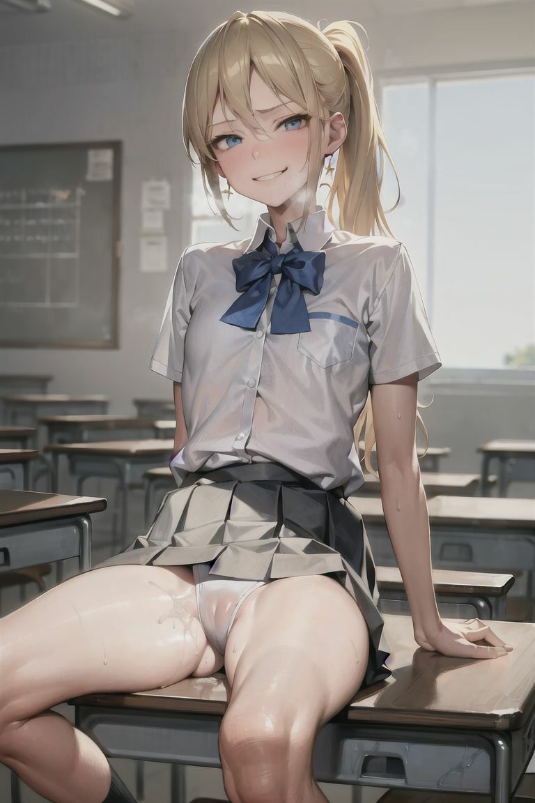 サンプル画像5:挑発してきた生意気なギャルをわからせ(ぱせり) [d_459051]