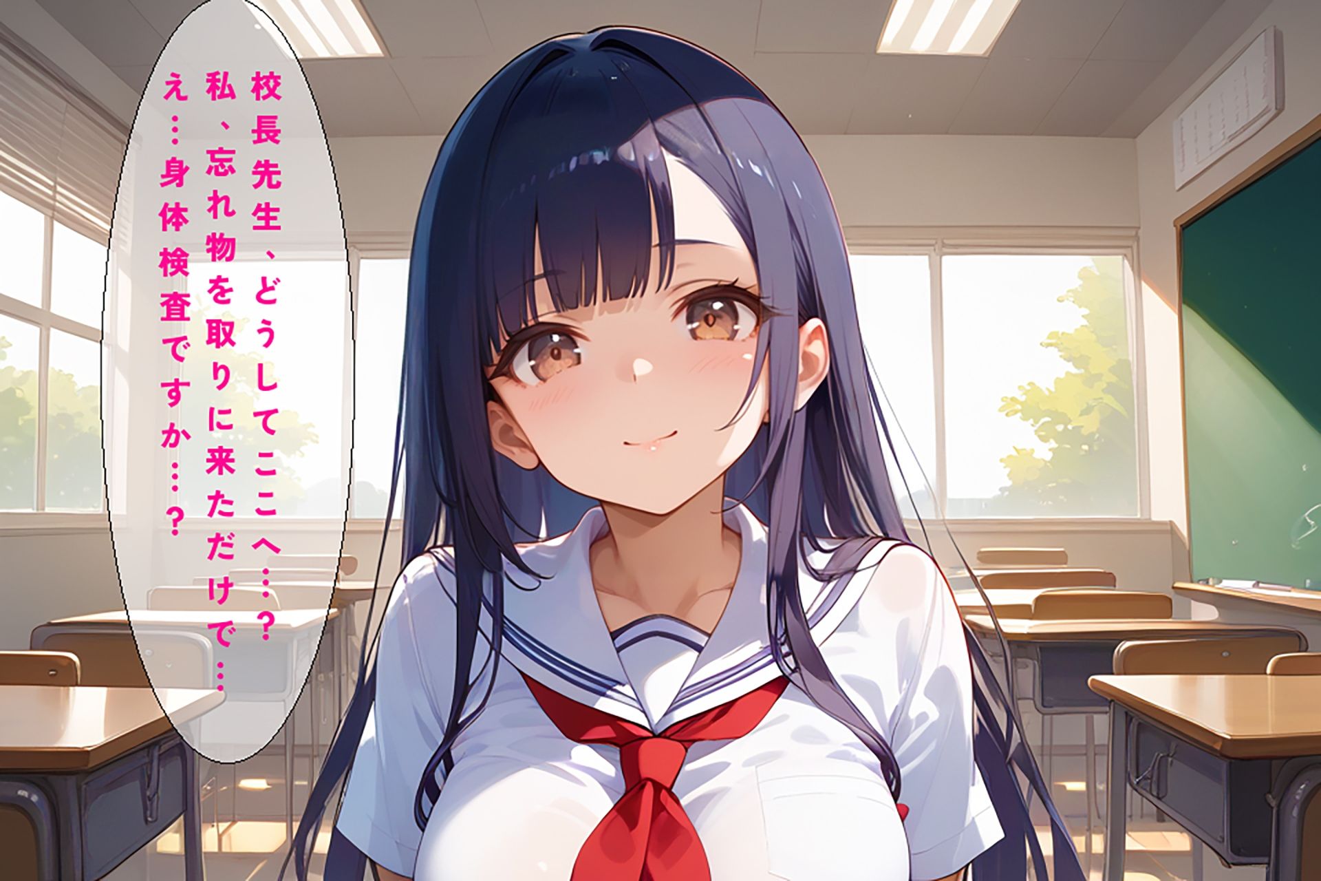 サンプル画像1:キモデブ校長の淫乱支配〜犯●れる幼馴染をロッカーの影から見たあの日〜(デブおじ無双) [d_459052]