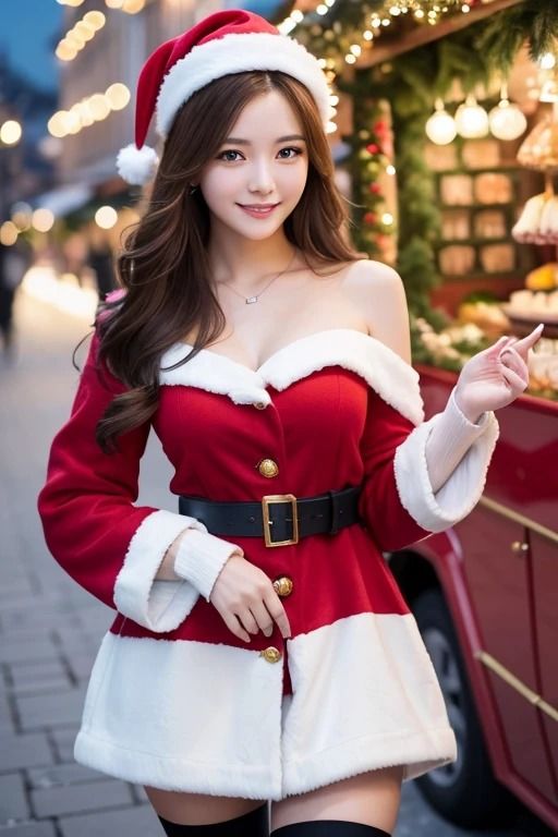 サンプル画像1:サンタコスプレ美女＃3(aigirlphoto) [d_459178]