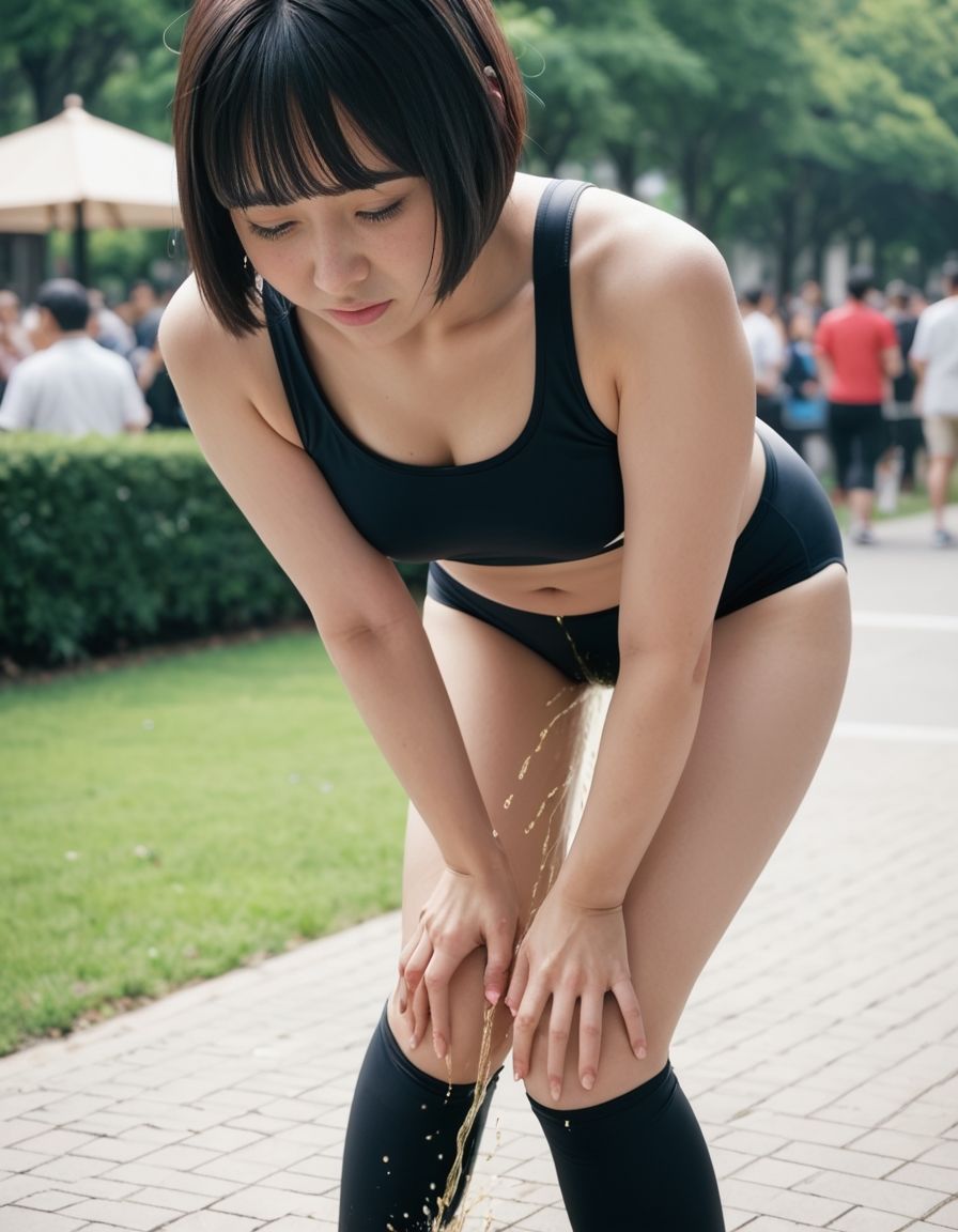 サンプル画像2:おもらし美ジョガー(P-AI planning) [d_459279]