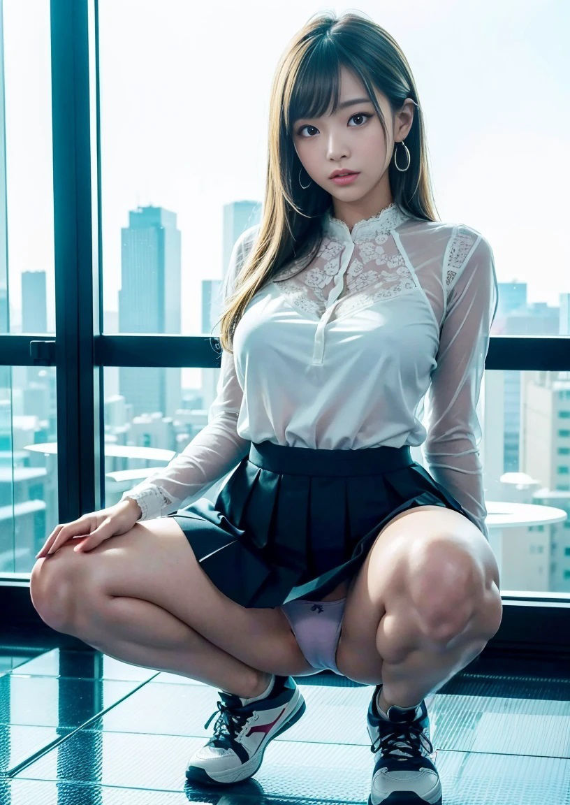 サンプル画像2:女子大生展望デッキデートパンチラ画像集(榊原大造) [d_459390]