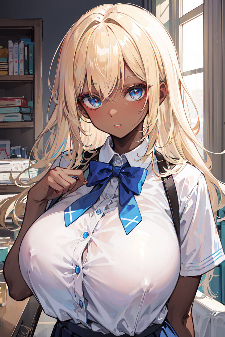 サンプル画像1:恥ずかしそうなギャルが好き(いいまる) [d_459414]