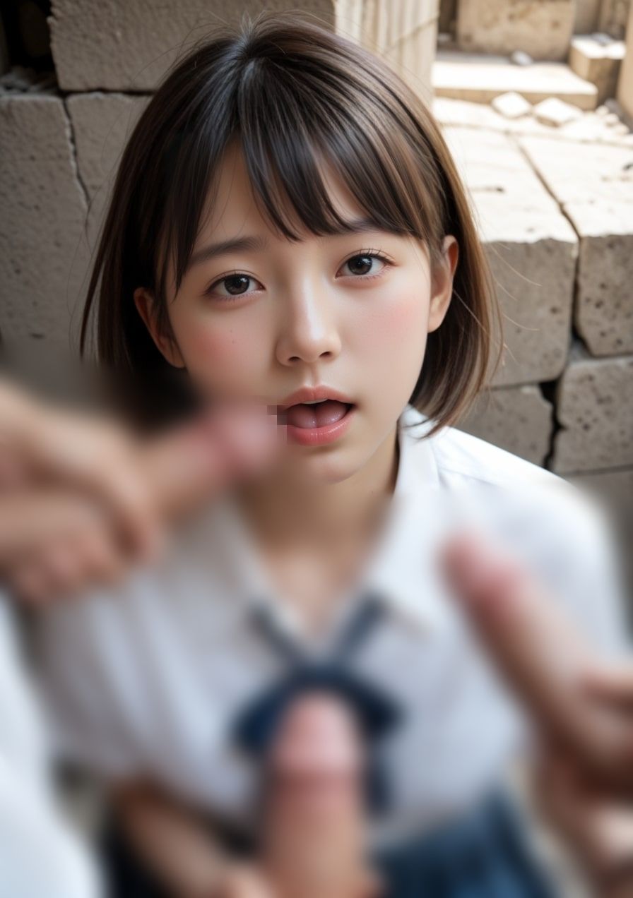 サンプル画像1:美少女ぶっかけザーメン娘 濃くて臭い精子をお口いっぱいに(てへぺろクラブ) [d_459689]