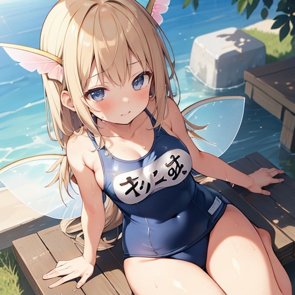 サンプル画像1:スク水風妖精さん(ほげふが) [d_459717]