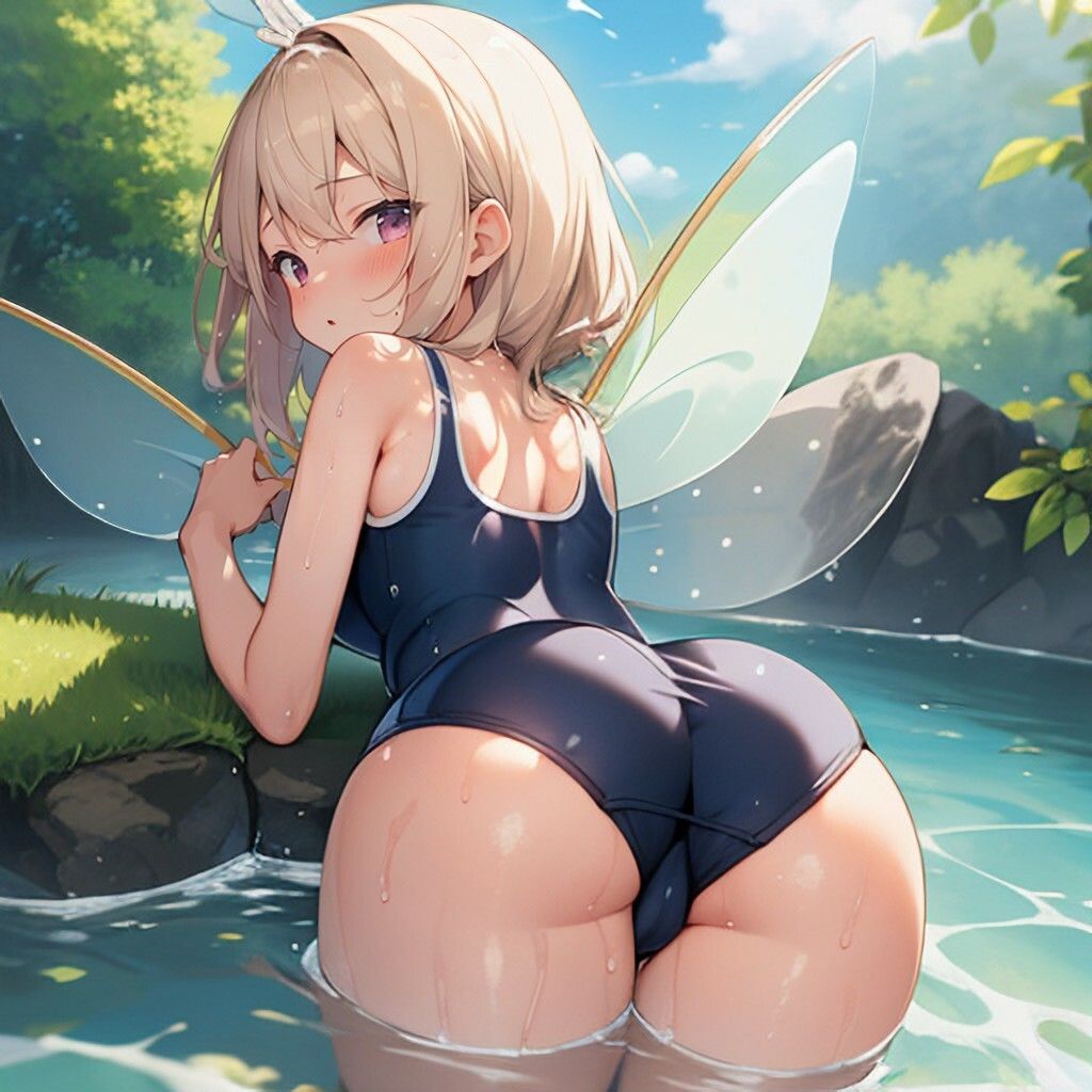 サンプル画像2:スク水風妖精さん(ほげふが) [d_459717]