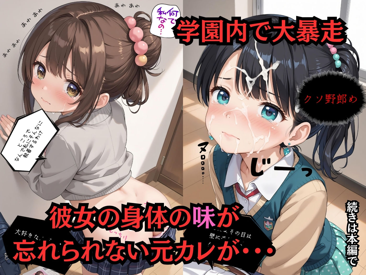 サンプル画像4:リべンジポ〇ノの被害にあった女子◯生達【本編＋CG集】(High Quality boy) [d_459721]