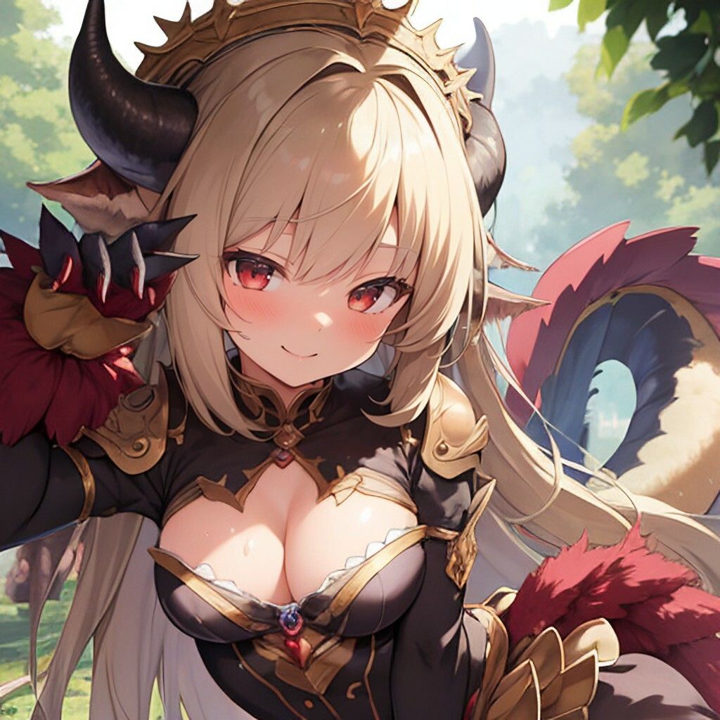 サンプル画像1:モンスター風美少女さん(ほげふが) [d_459724]