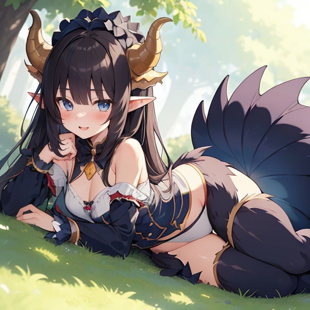 サンプル画像2:モンスター風美少女さん(ほげふが) [d_459724]