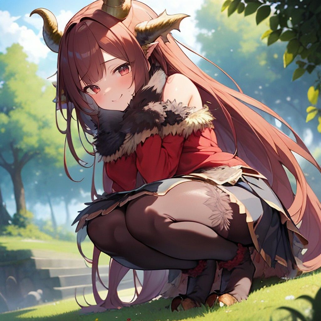 サンプル画像4:モンスター風美少女さん(ほげふが) [d_459724]