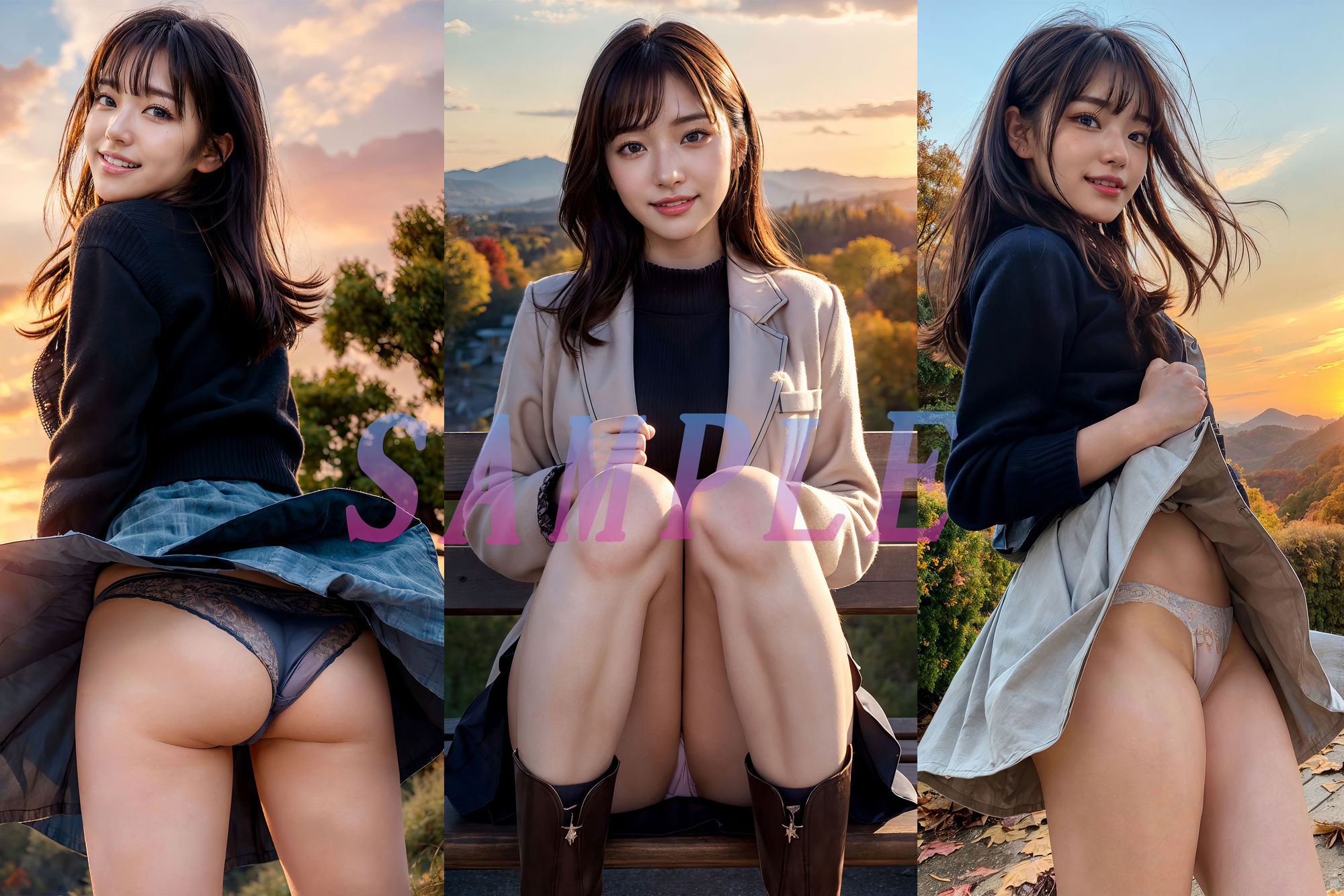 サンプル画像3:魅惑の紅葉散策(PacificOcean) [d_459727]