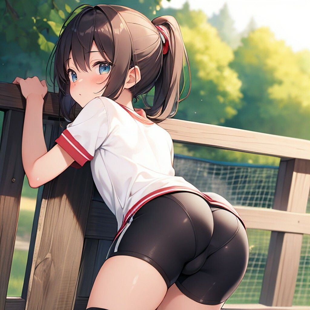 サンプル画像1:スパッツ風美少女さん(ほげふが) [d_459745]