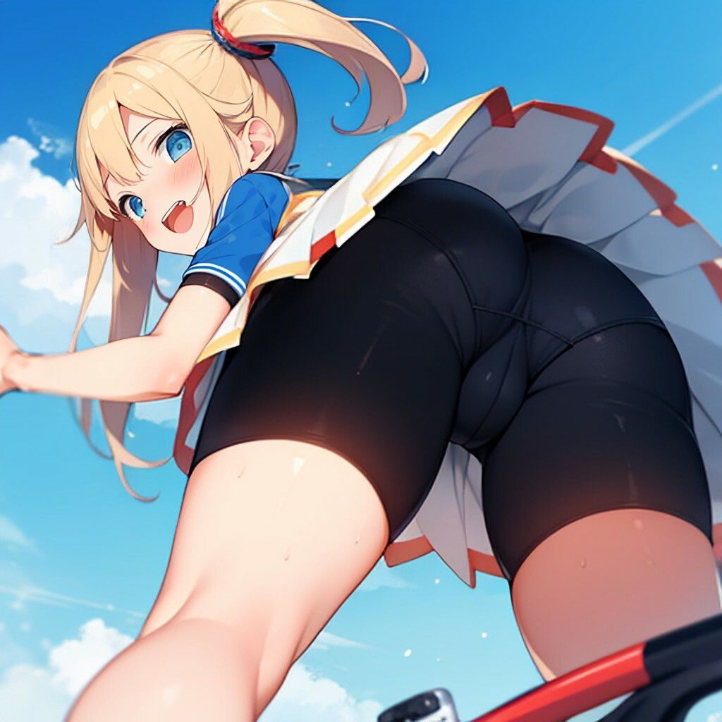 サンプル画像3:スパッツ風美少女さん(ほげふが) [d_459745]