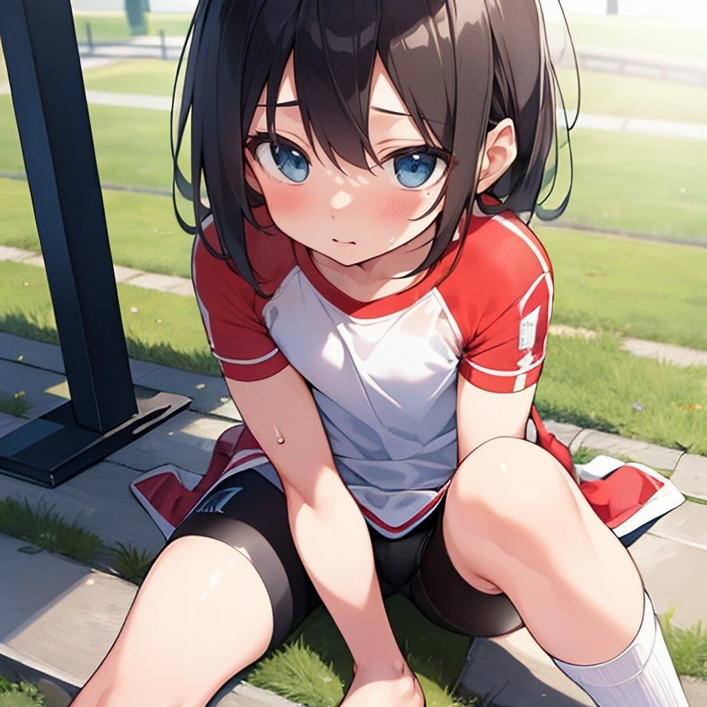 サンプル画像4:スパッツ風美少女さん(ほげふが) [d_459745]