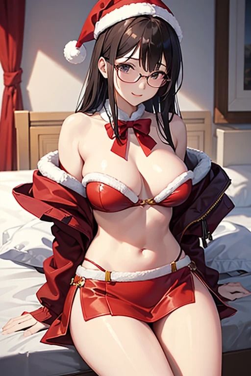 サンプル画像3:可愛いサンタさん＃4(AIGirlPhoto-5) [d_459778]