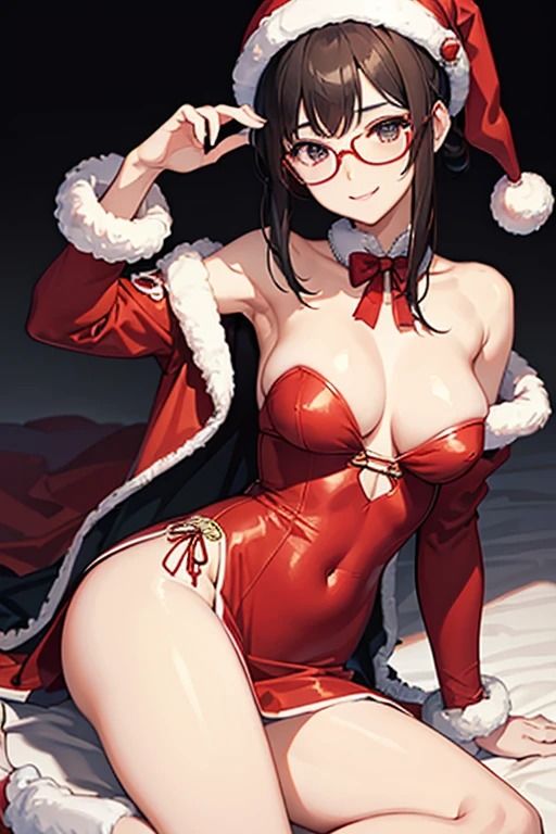 サンプル画像5:可愛いサンタさん＃4(AIGirlPhoto-5) [d_459778]