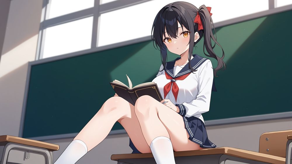 サンプル画像2:私立HR学園淫乱科6 チアリーディング部編(ニート印刷所) [d_459841]