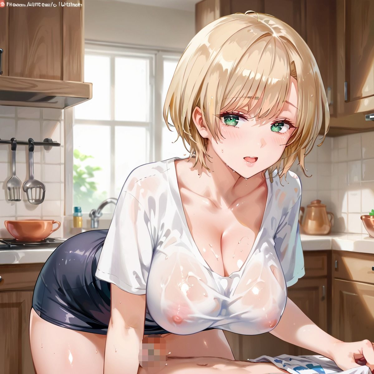 サンプル画像1:欲求不満な人妻のおうちでムフフ…(ぷりんぷりん) [d_459934]