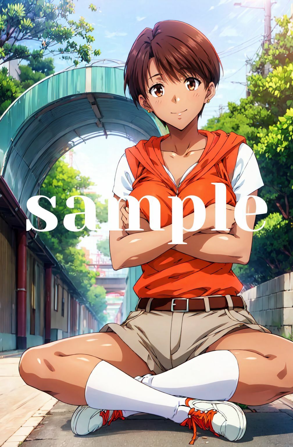 サンプル画像5:脱衣麻雀で勝負してもらっていいですか？Vol.4（スーパーリ〇ル麻雀）162枚(ちっぱいですがなにか) [d_459935]