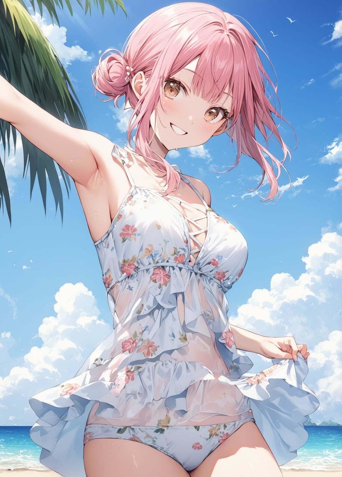 サンプル画像3:「アオのハコ」蝶野雛 水着写真集（全17種類420枚）(人の海) [d_459954]