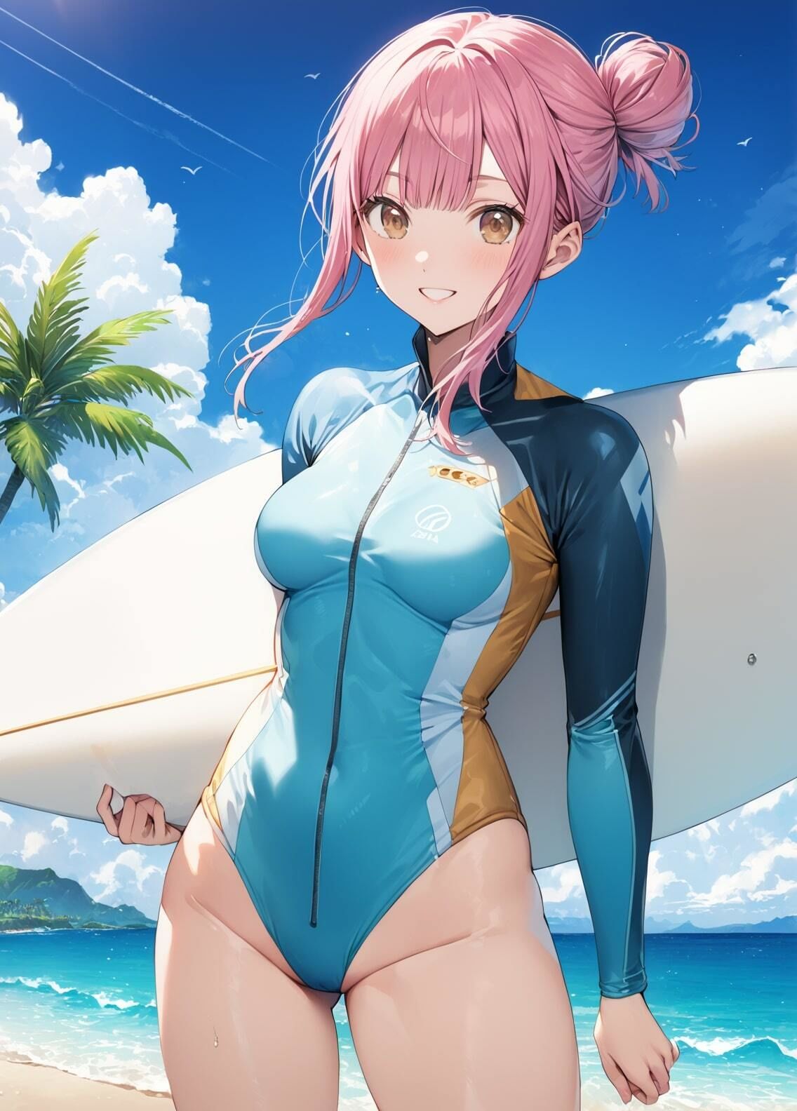 サンプル画像5:「アオのハコ」蝶野雛 水着写真集（全17種類420枚）(人の海) [d_459954]