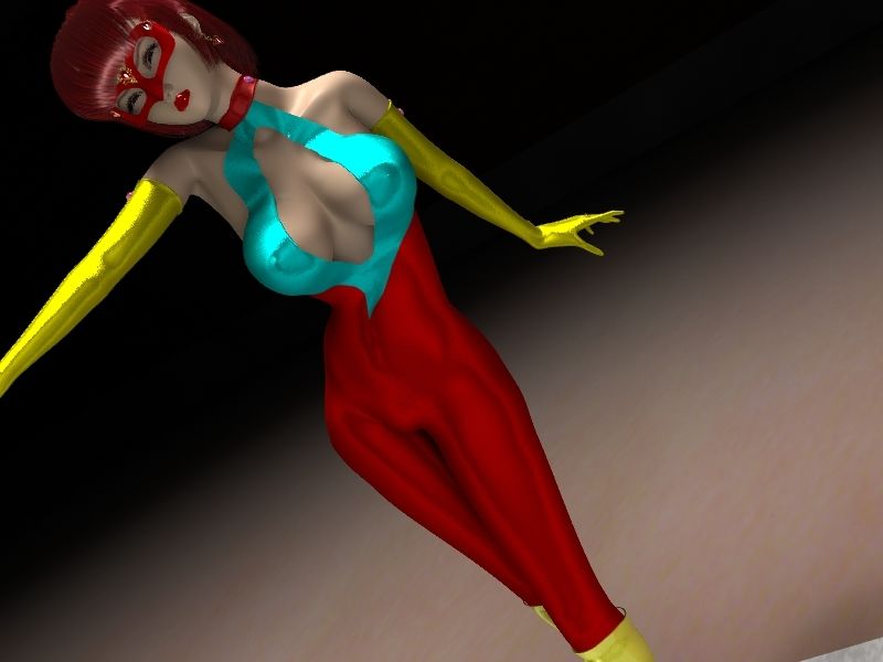 サンプル画像3:レオタードヒロイン ルビーナ 陵●(PerilCosplayHeroine) [d_460038]