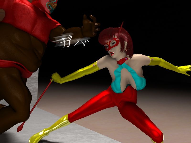 サンプル画像5:レオタードヒロイン ルビーナ 陵●(PerilCosplayHeroine) [d_460038]