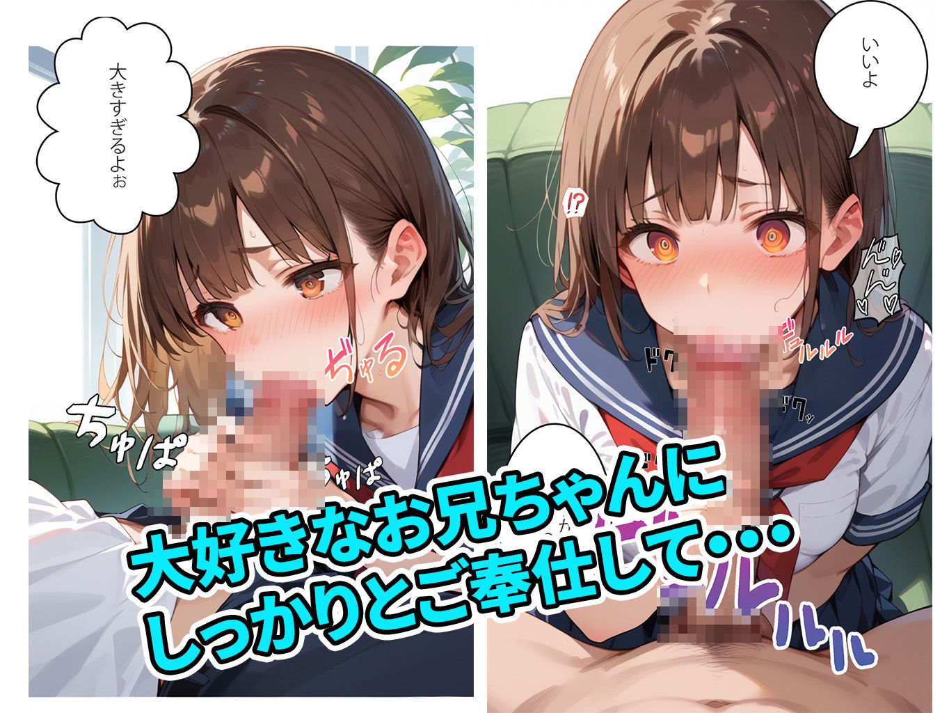 サンプル画像5:寝ぼけた妹のオ○ニーを手伝ったら発情してやらせてくれた。(AIRIS) [d_460111]