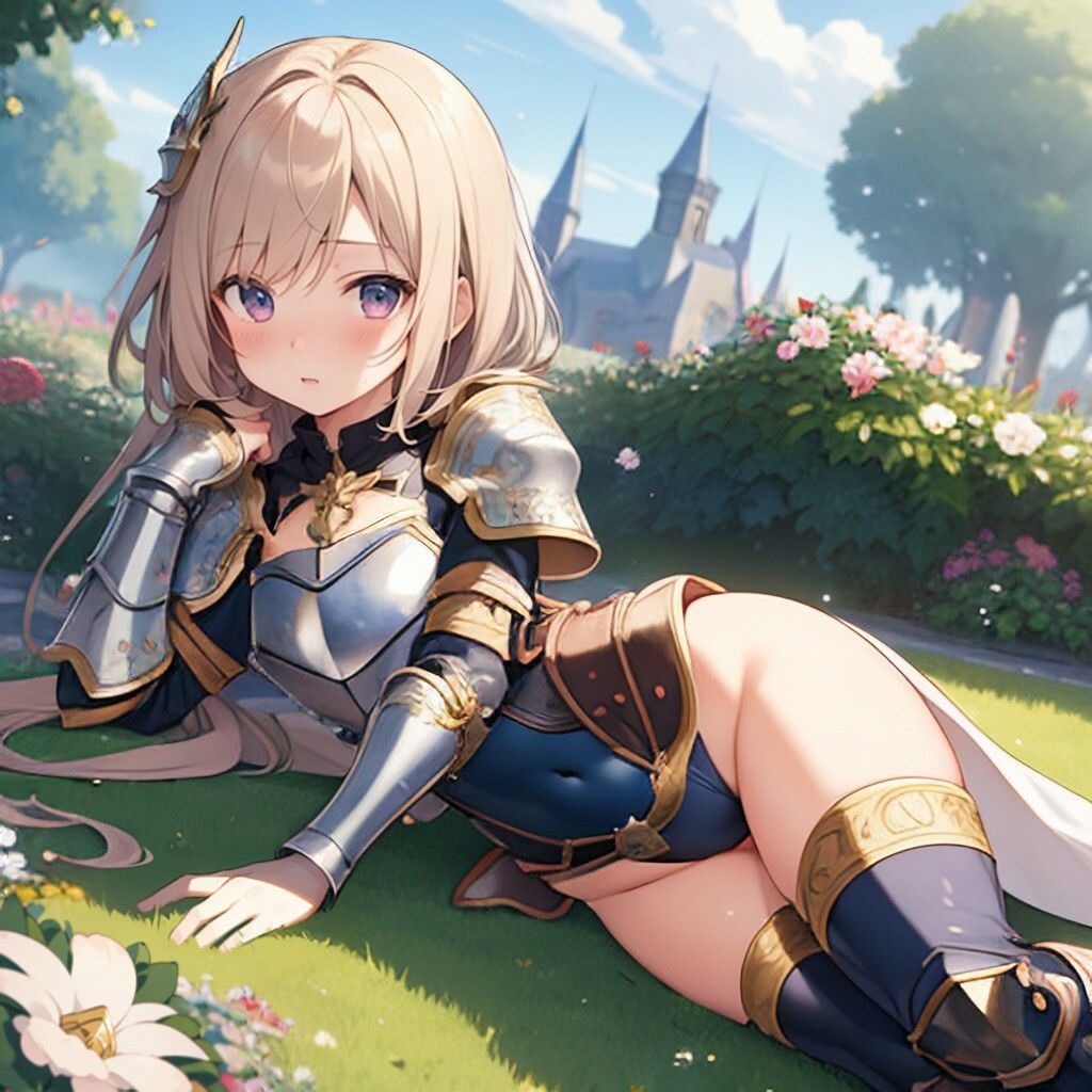 サンプル画像2:ハイレグアーマー風美少女さん(ほげふが) [d_460161]