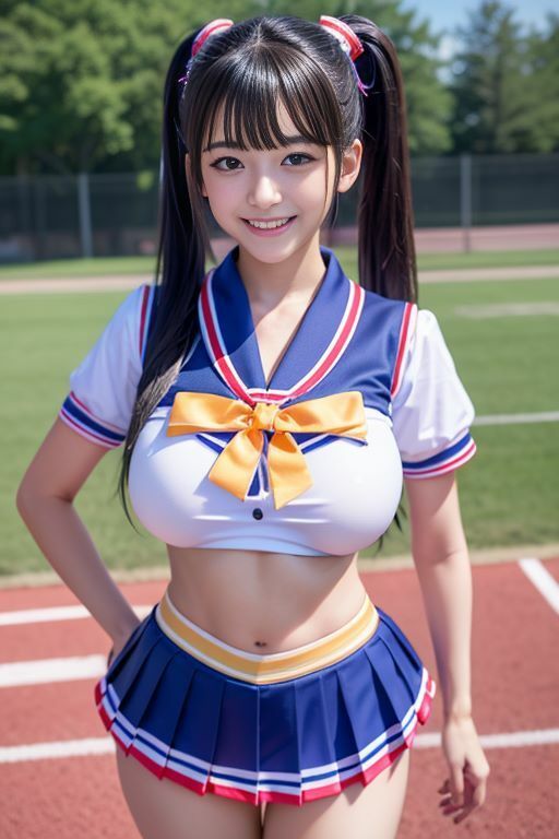 サンプル画像4:チア部？写真 350ページ(ミツバチ) [d_460173]