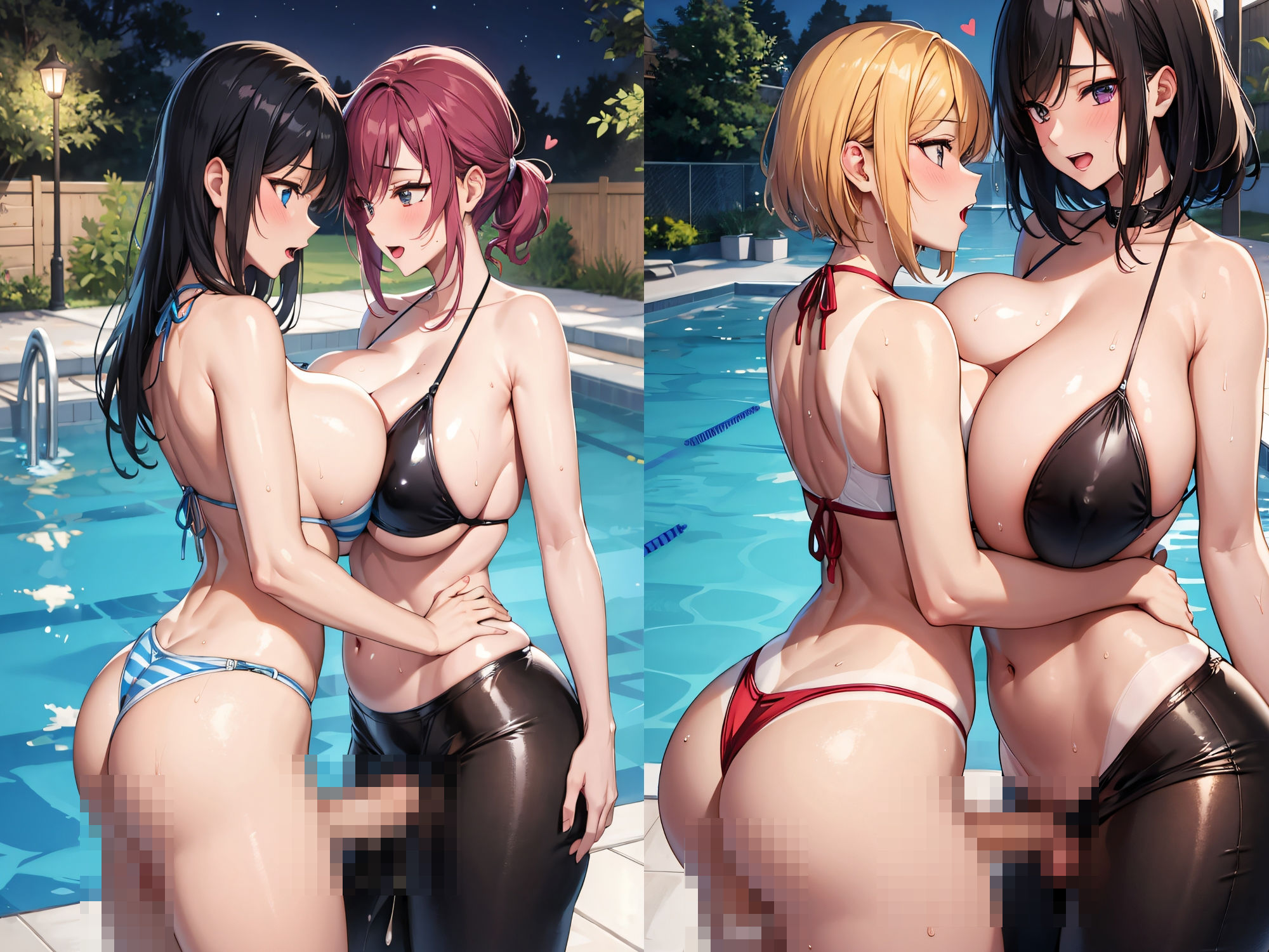 サンプル画像3:ふた百合っくす2（プール編）(TYPE276) [d_460188]