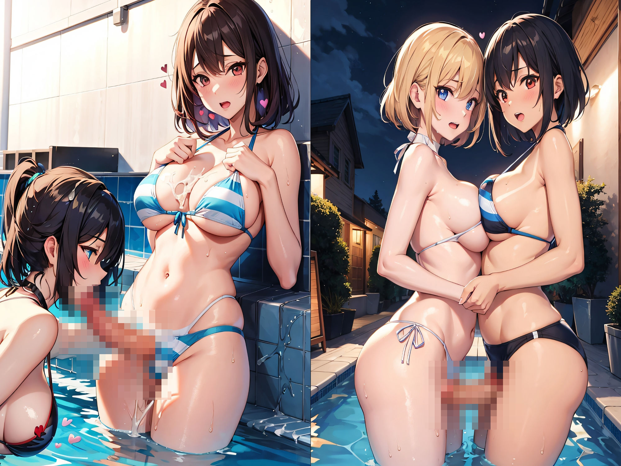 サンプル画像4:ふた百合っくす2（プール編）(TYPE276) [d_460188]