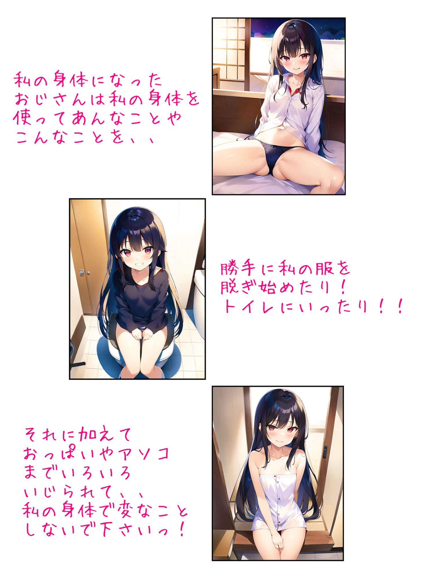 サンプル画像5:プールで入れ替わり 総集編(myo) [d_460207]