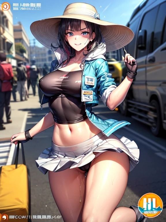 サンプル画像1:Car Enthusiast Beauties: 車を愛する美女たち(夢幻出版【イラスト】2) [d_460224]